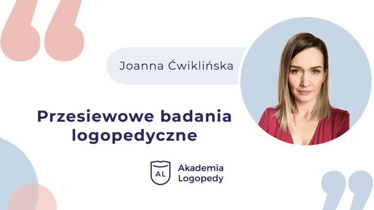 przesiewowe badania logopedyczne